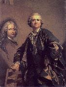 Louis Michel van Loo Self portrait oil painting artist